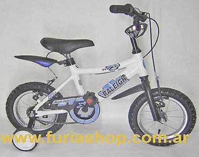 Bicicleta para chicos rodado 12 Raleigh
