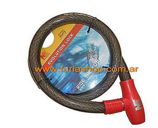 Candado bicicleta 12mm x 1m