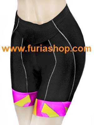 Calza con gel para bicicleta mujer