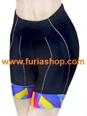 Calza corta de mujer para ciclismo
