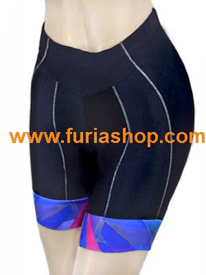 Calza corta de mujer para bicicleta