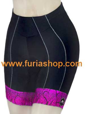 Calza corta de mujer para bicicleta