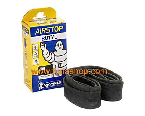 Camara para triatlon y ruta Michelin AirStop 700X18 a 23C con 52mm