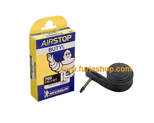 Camara para triatlon y ruta Michelin Airstop 700X18 a 23C con 40mm