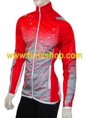 Campera de ciclismo termica impermeable