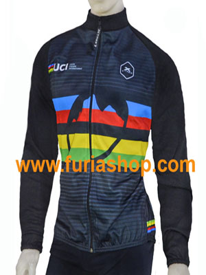 Campera de hombre termica ciclismo