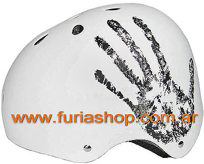 Casco BMX Skate y Bicicross White