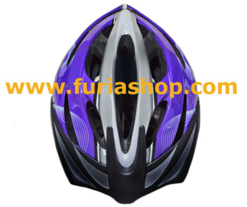 Casco con visera bicicleta mujer