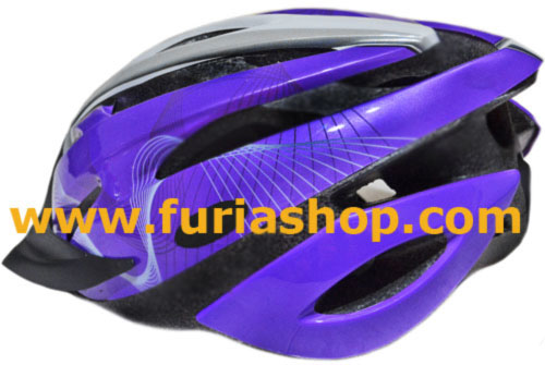 Casco con visera bicicleta mujer