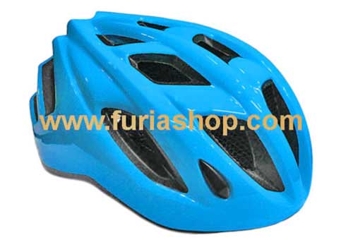 Casco bicicleta Met Espresso Sky Blue