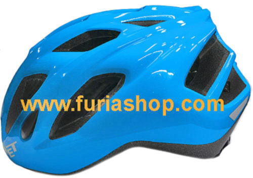 Casco bicicleta Met Espresso Sky Blue