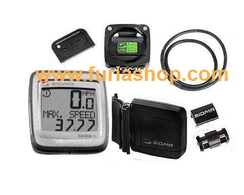 Ciclocomputadora Sigma Inalambrica BC 1606L 