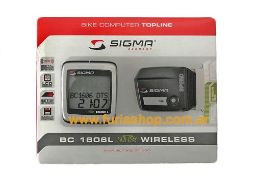 Ciclocomputadora Sigma Inalambrica BC 1606L 