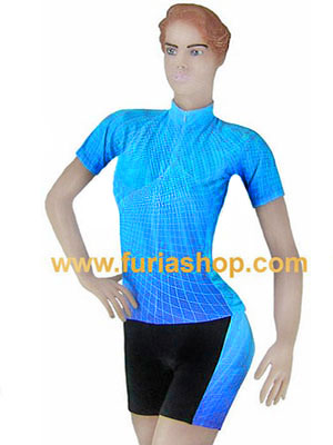 Camiseta dama para ciclismo Coach