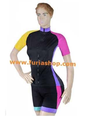 Conjunto calza y remera ciclismo