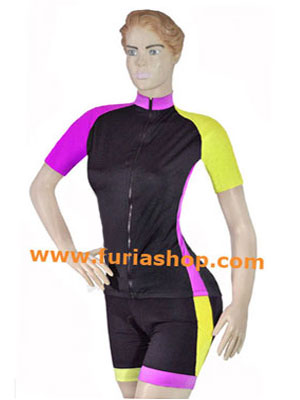alza y remera de ciclismo para mujer
