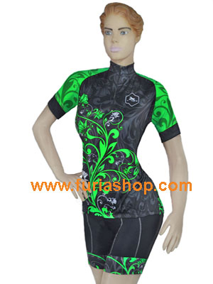 Conjunto de calza y jersey para ciclismo