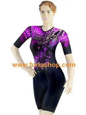 Enterito triatlon con mangas para mujer