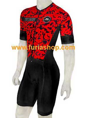 Body triatlon con mangas hombre