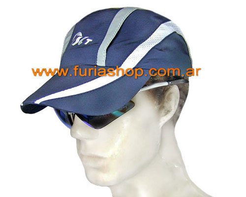 Gorra con visera plana para running 