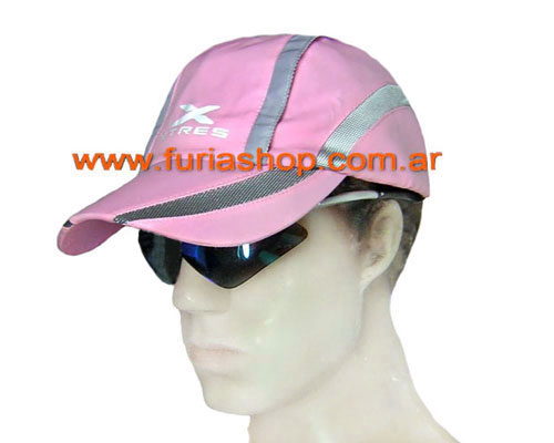 Gorra con visera plana para running 
