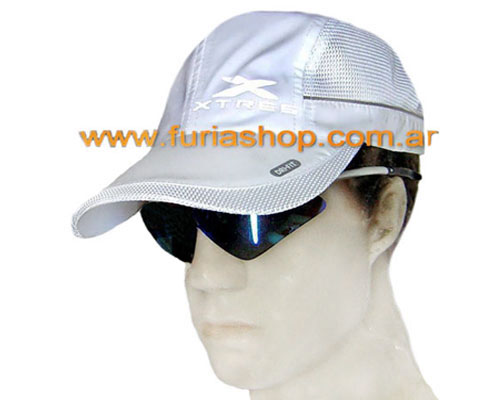 Gorra con visera plana para running 