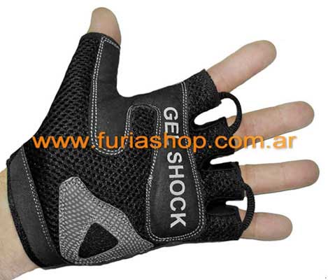 Guantes dedos cortos Gel Shock 