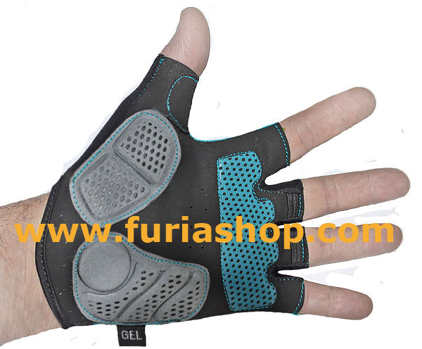 Guantes de mujer con gel bicicleta