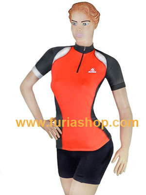 Remera de ciclismo Audax para dama