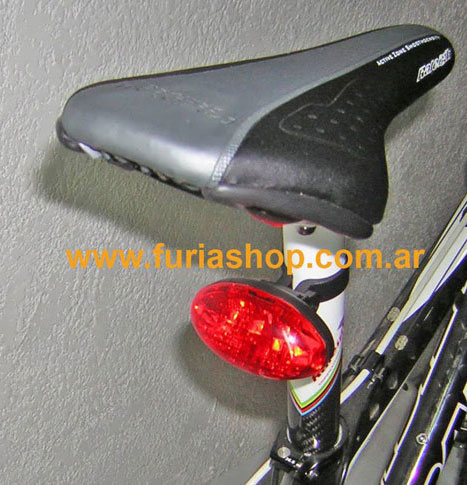 Luz para bicicleta trasera a led