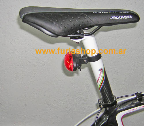 Luz para bicicleta trasera a led