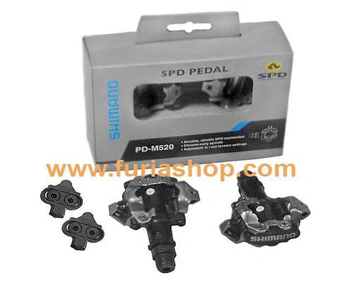 Pedales automaticos Shimano PD-M520 L