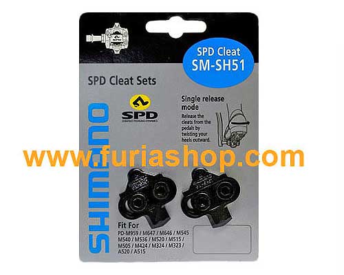 Trabas SPD SM-SH51 para Pedales Shimano