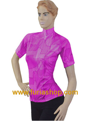 Remera de mujer manga corta ciclismo