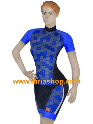 Remera para bici de mujer Audax