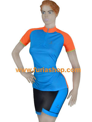 Remera ciclismo mujer audax 