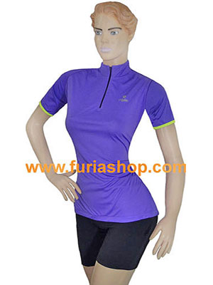 Remera ciclismo mujer Audax
