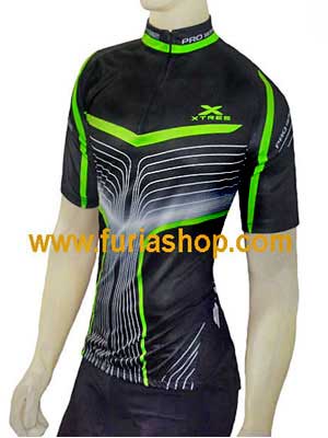 Remera para ciclismo Xtres manga corta