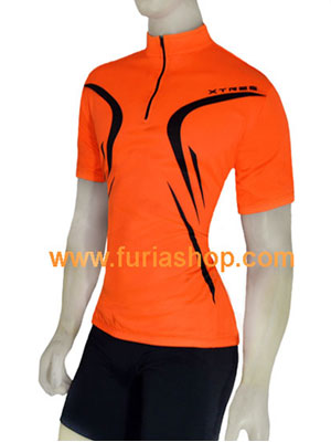 Jersey de ciclismo manga corta Fluo