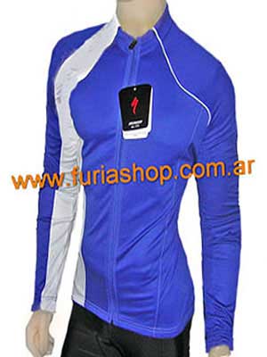 Remera para ciclismo manga larga hombre