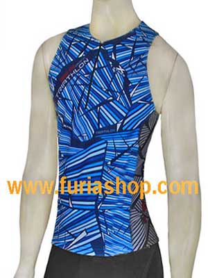 Top para triatlon hombre Xtres Snake